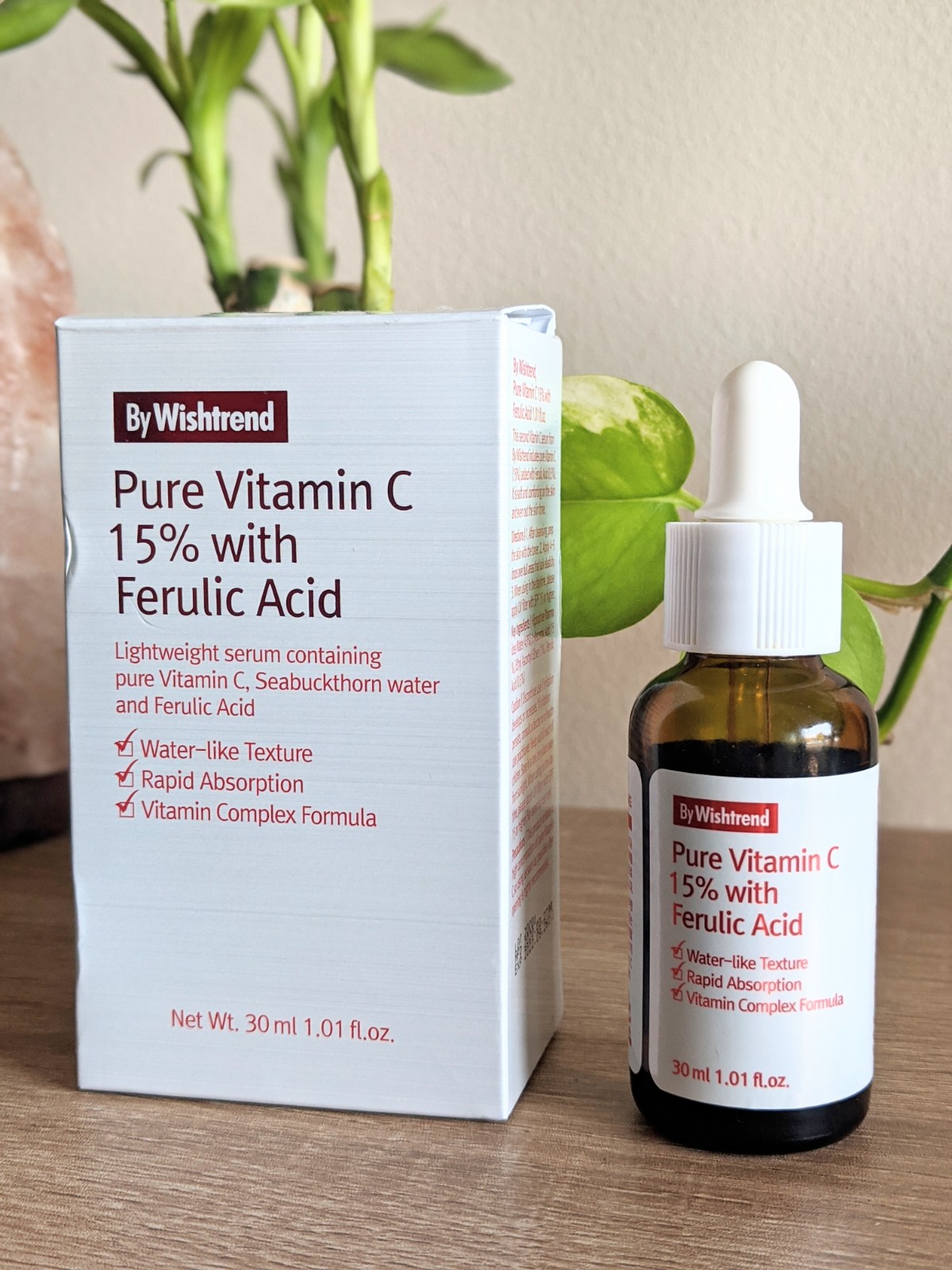 By Wishtrend Pure Vitamin C 15 with Ferulic Acid Review MICHXMASH